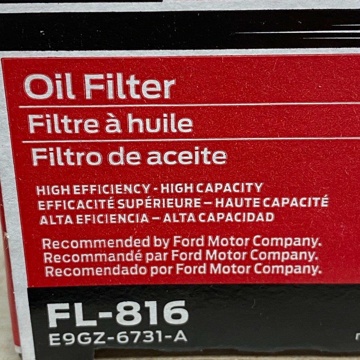 Ford Motorcraft High Quality Oil Filter FL-816 (12 pack) E9GZ-6731-A New!
