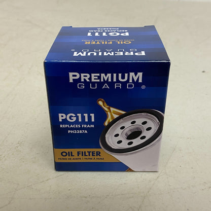 Premium Guard Premium Oil Filter PG111 Replaces PH3387A Fram