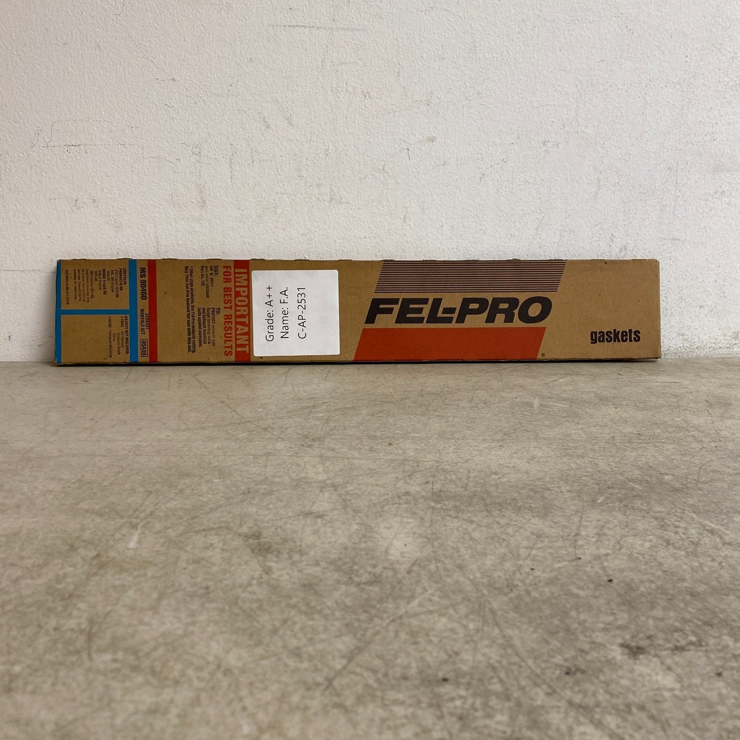 FEL-PRO MS 90460 Exhaust Manifold Gasket Set 1968-1992 Dodge Ram 318 360 V8