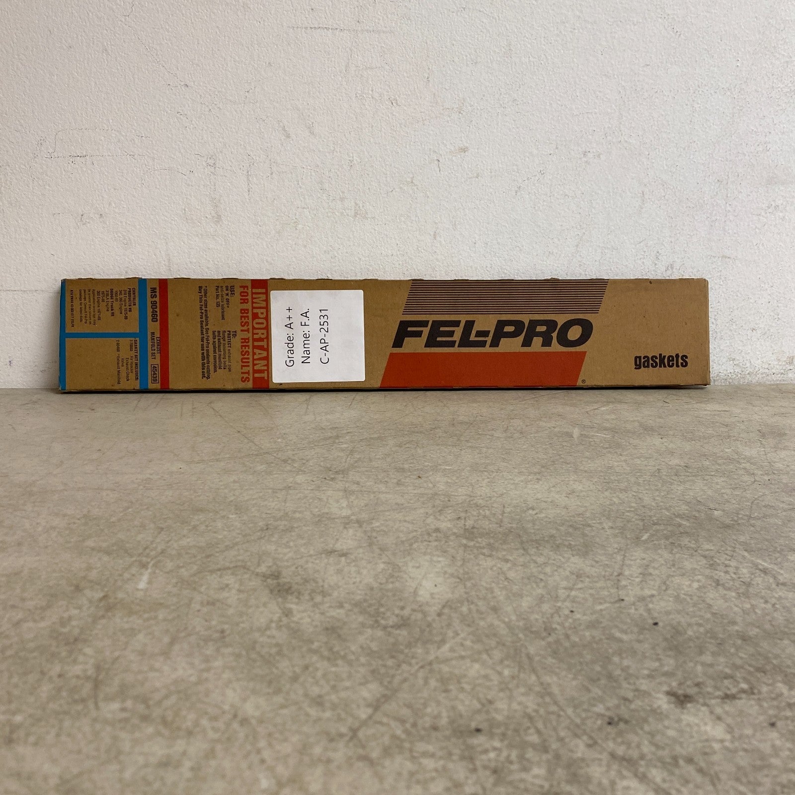 FEL-PRO MS 90460 Exhaust Manifold Gasket Set 1968-1992 Dodge Ram 318 360 V8