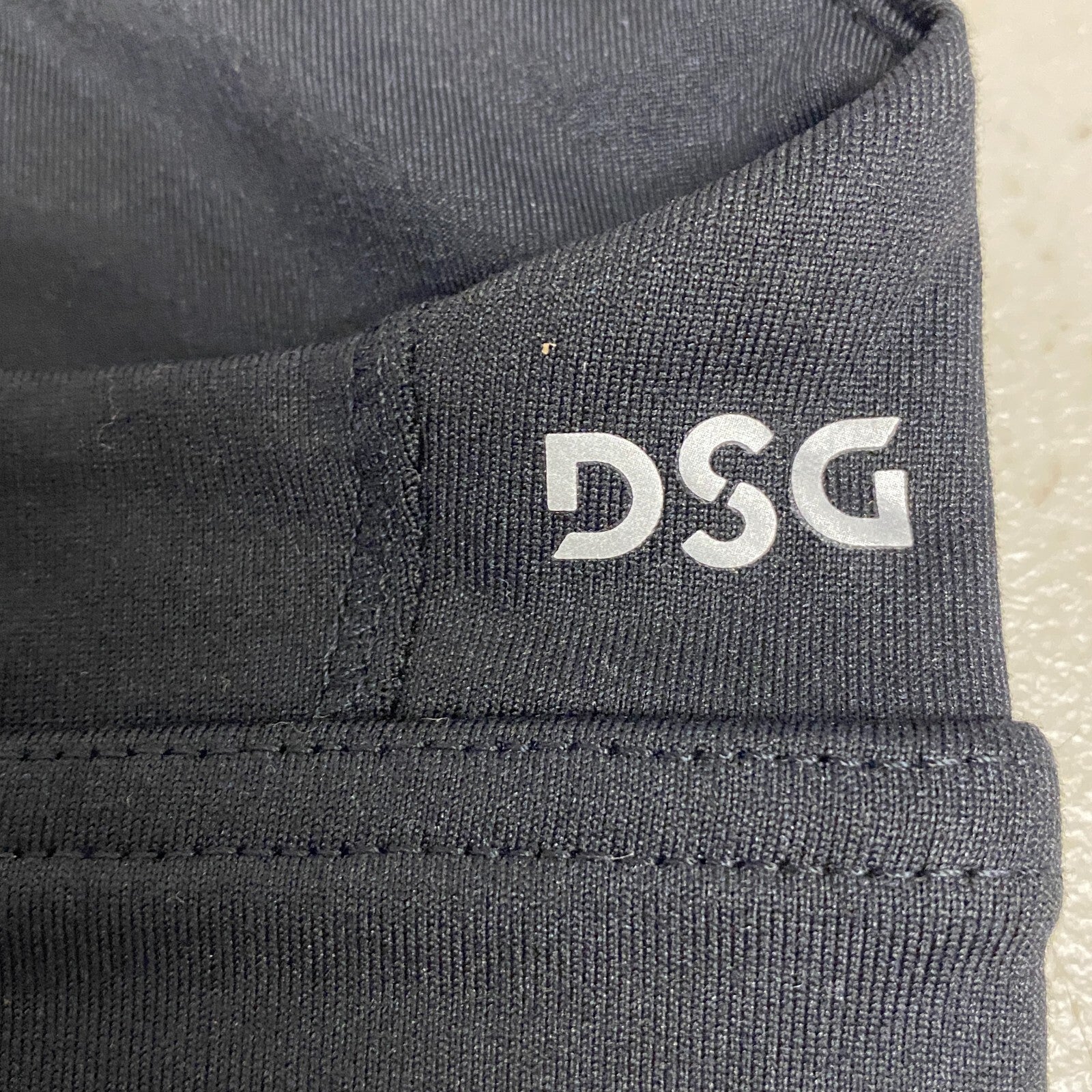 DSG Girls Performance Swim Aspire Bralette Top Halter Straps Pure Black DAG11700