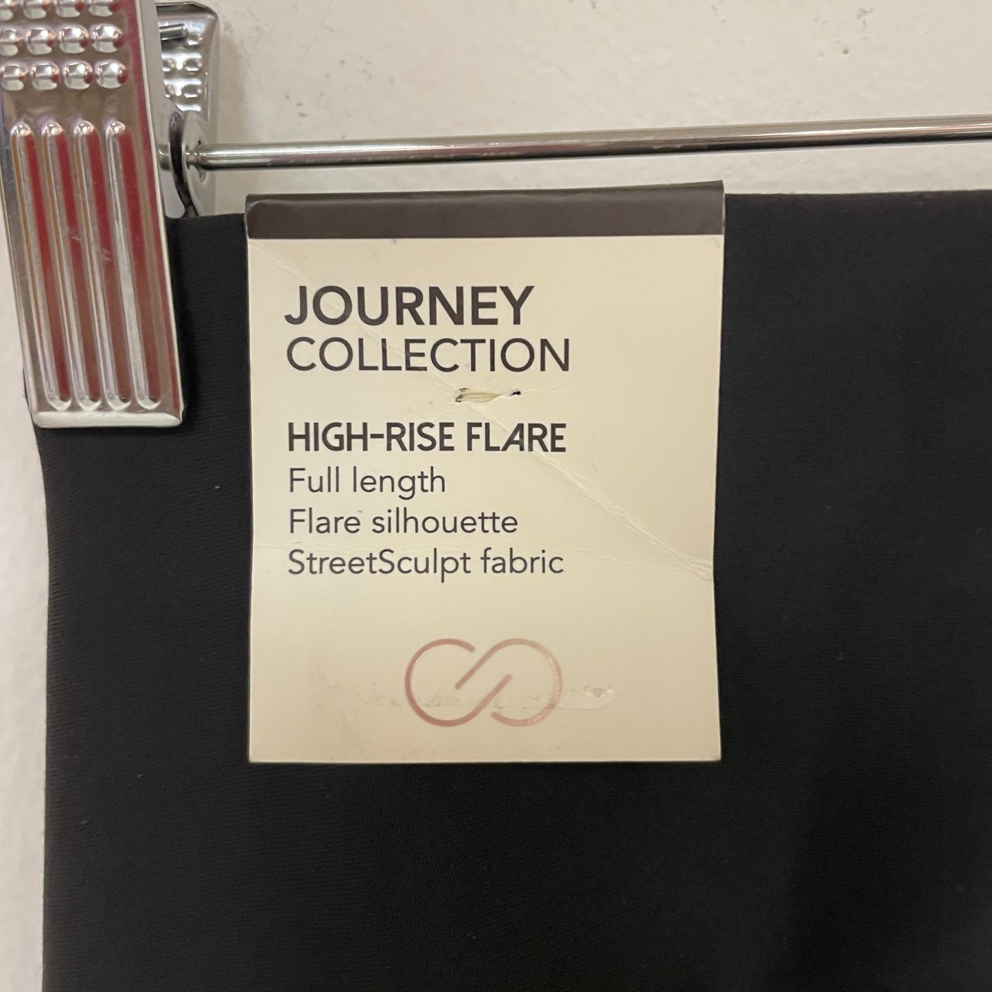 CALIA Women's Sculpt Flare Zipper Leg Pant Pure Black WAX32296