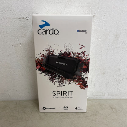 Cardo Spirit Single Bluetooth Motorcycle Intercom IP65 Waterproof SPRT0001