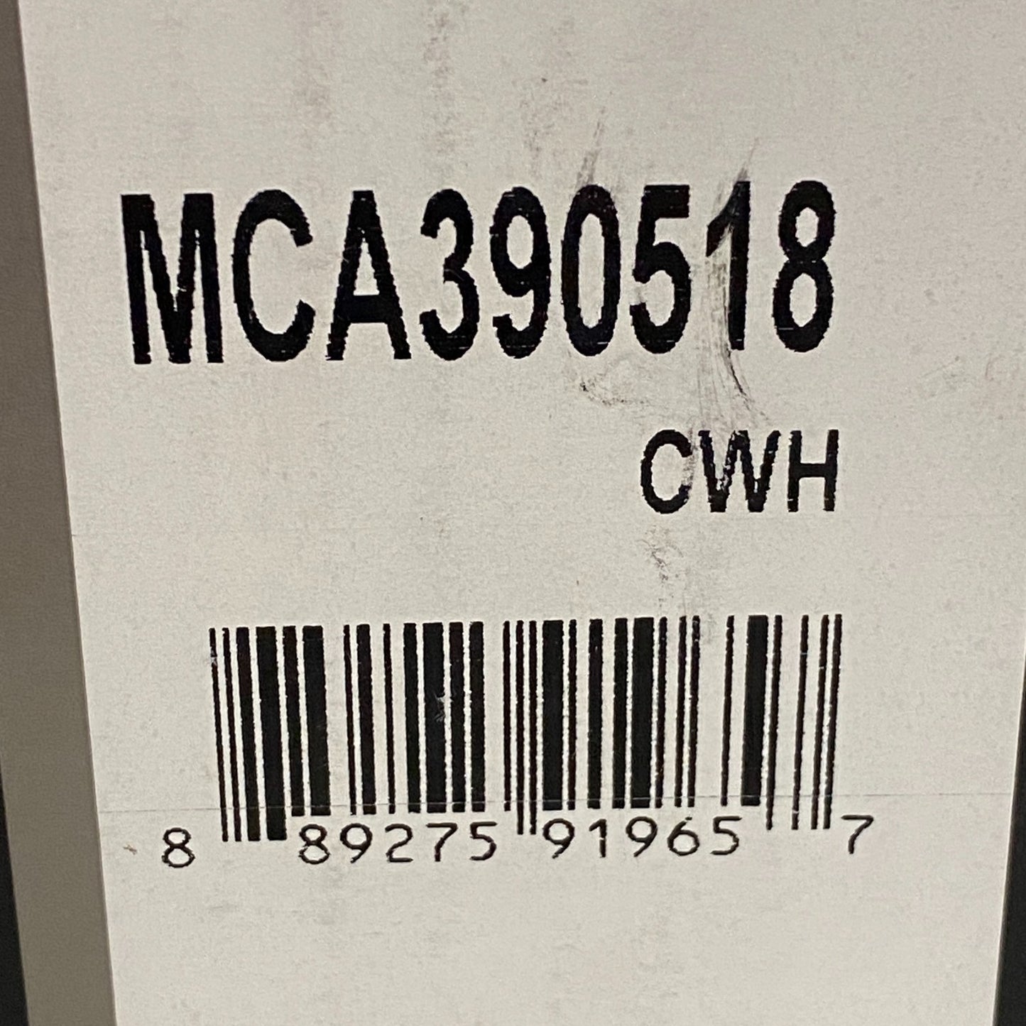 CARQUEST Wearever Brake Master Cylinder 1.000" Bore w/ Reservoir MCA390518