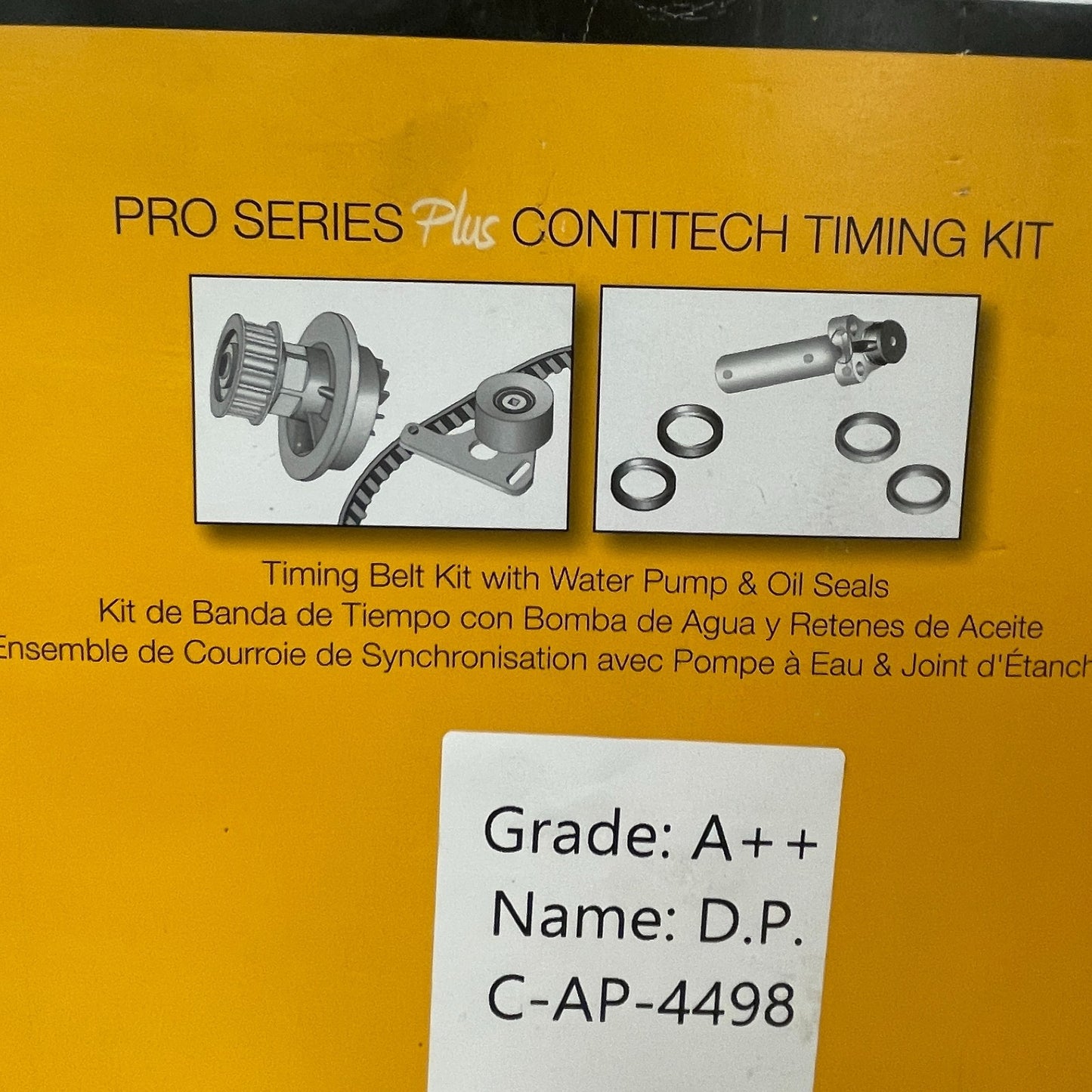 Continental PP271LK1 Timing Belt Water Pump Kit 2005-2010 Dodge Charger 3.5L
