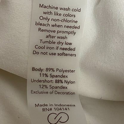 Calia Womens Truelight Mid Rise Cargo Skort Cloud Cover Solid WAX12306