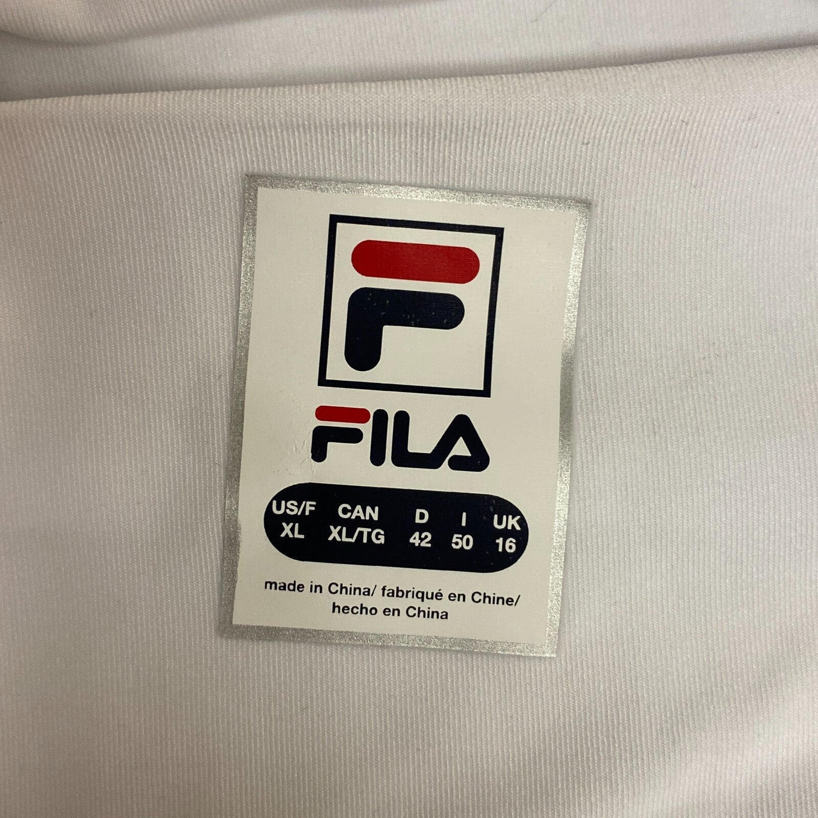 FILA WOMENS A-LINE SKORT WHITE RELAXED FIT Size XL, TW153KH4 Brand New!!!