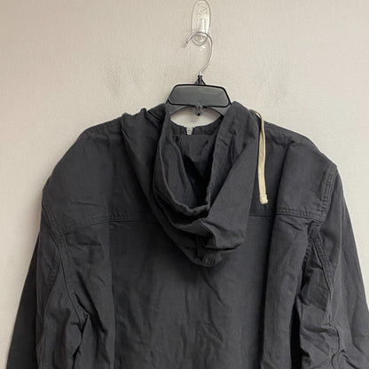 Mutual Weave Men's mid-weight Shirt Jacket Size XXL Color Black Iron Marl