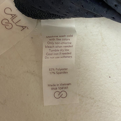 Calia Women's 10" Reflective High Rise Running /Bike Short Pure Black WAX12321