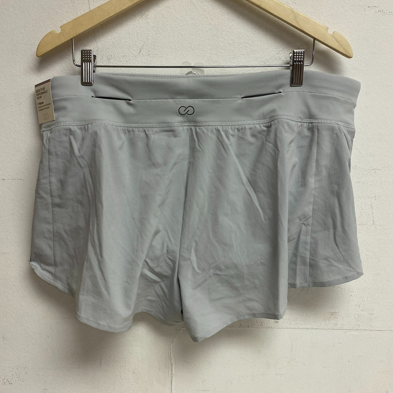 Calia Women's Kick it up Short High Rise Grey WAX12261 Trendy Comfortable