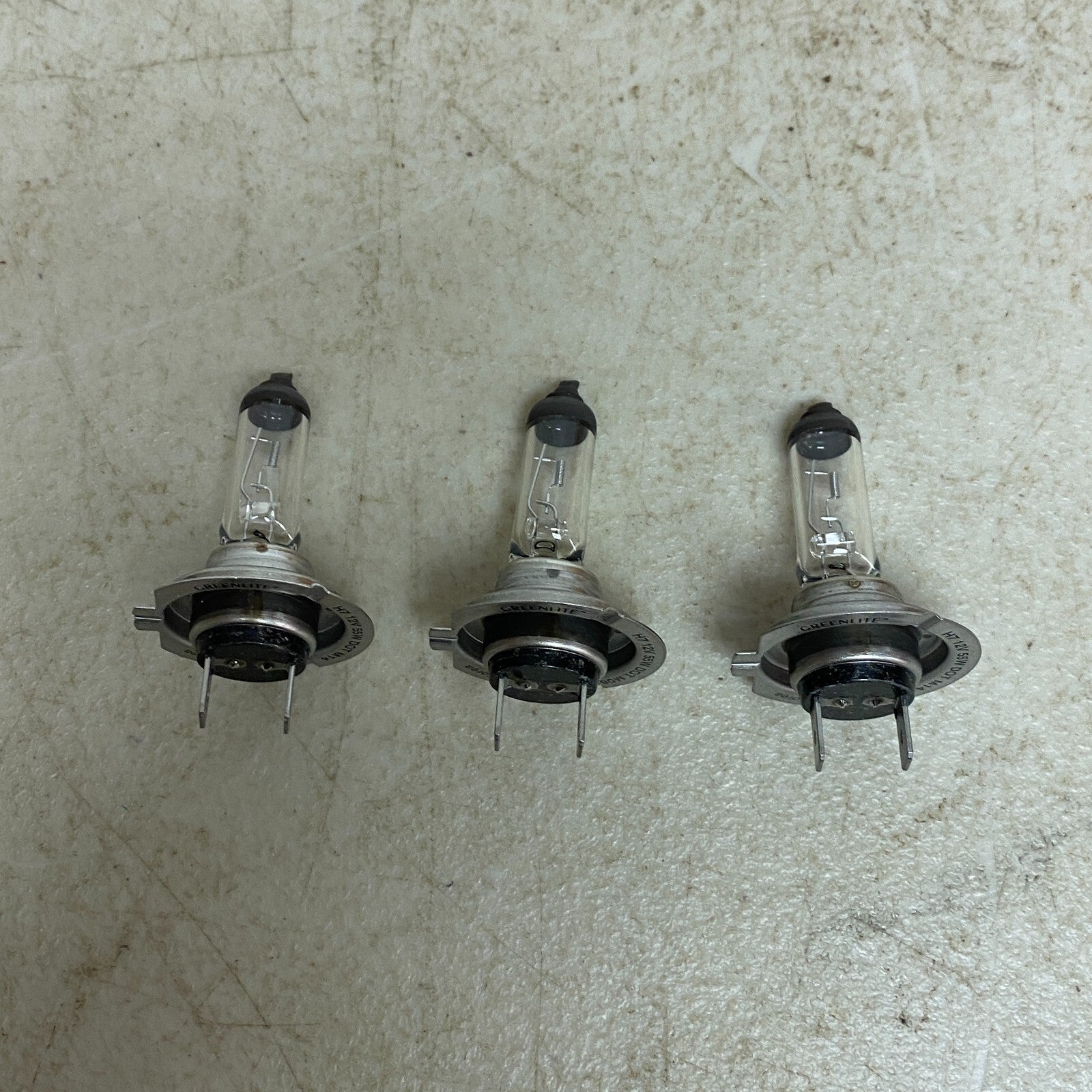 Greenlite Tungsten Halogen Lamp H7 12V-55W (3 Pack)