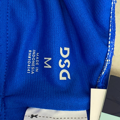 DSG Women's Long Line Scoop Neck Bikini Top Speed Stripe Blue DSW2786PRTZ