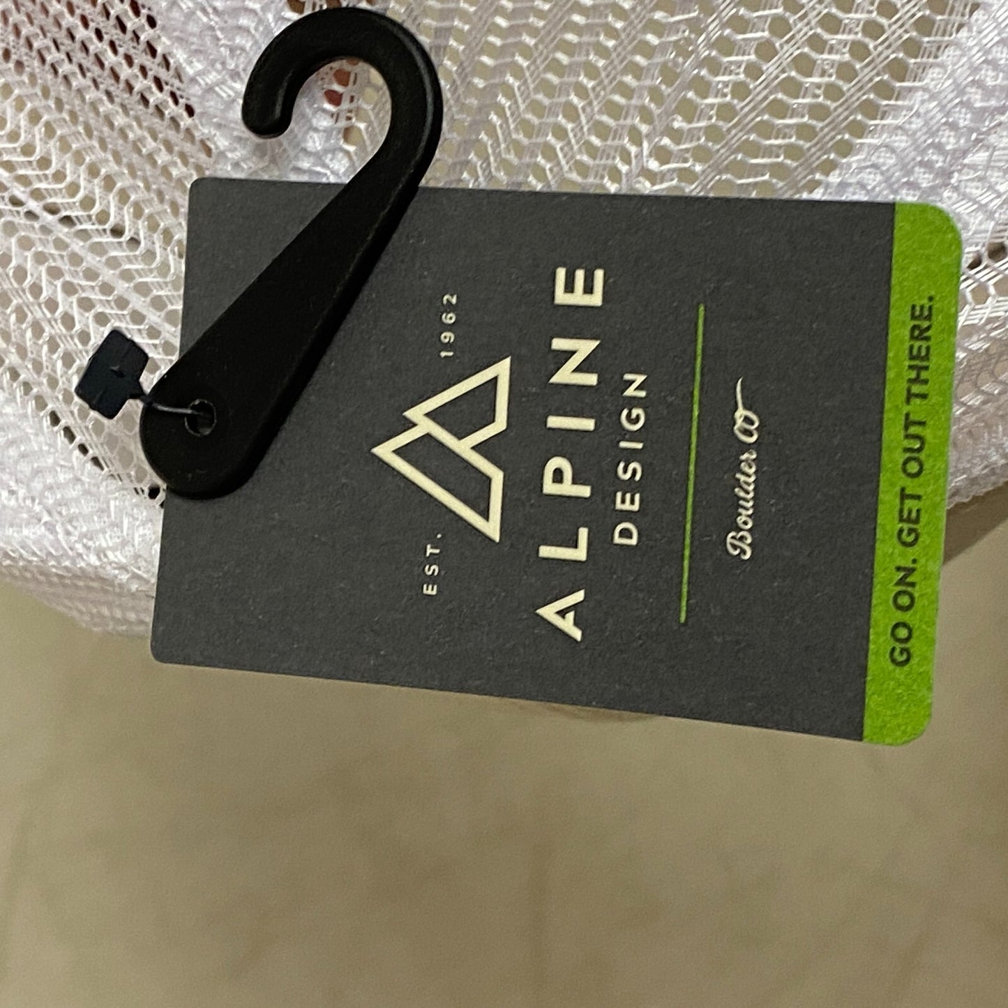 Alpine Design Men's AD Circle Patch Trucker/Mesh Hat Sand One Size OSFA ADM14702