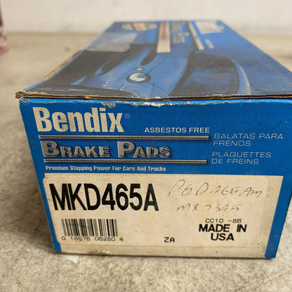 Bendix MKD465A Front Brake Pads Semi-Metallic 1990-2002 Honda Accord Civic