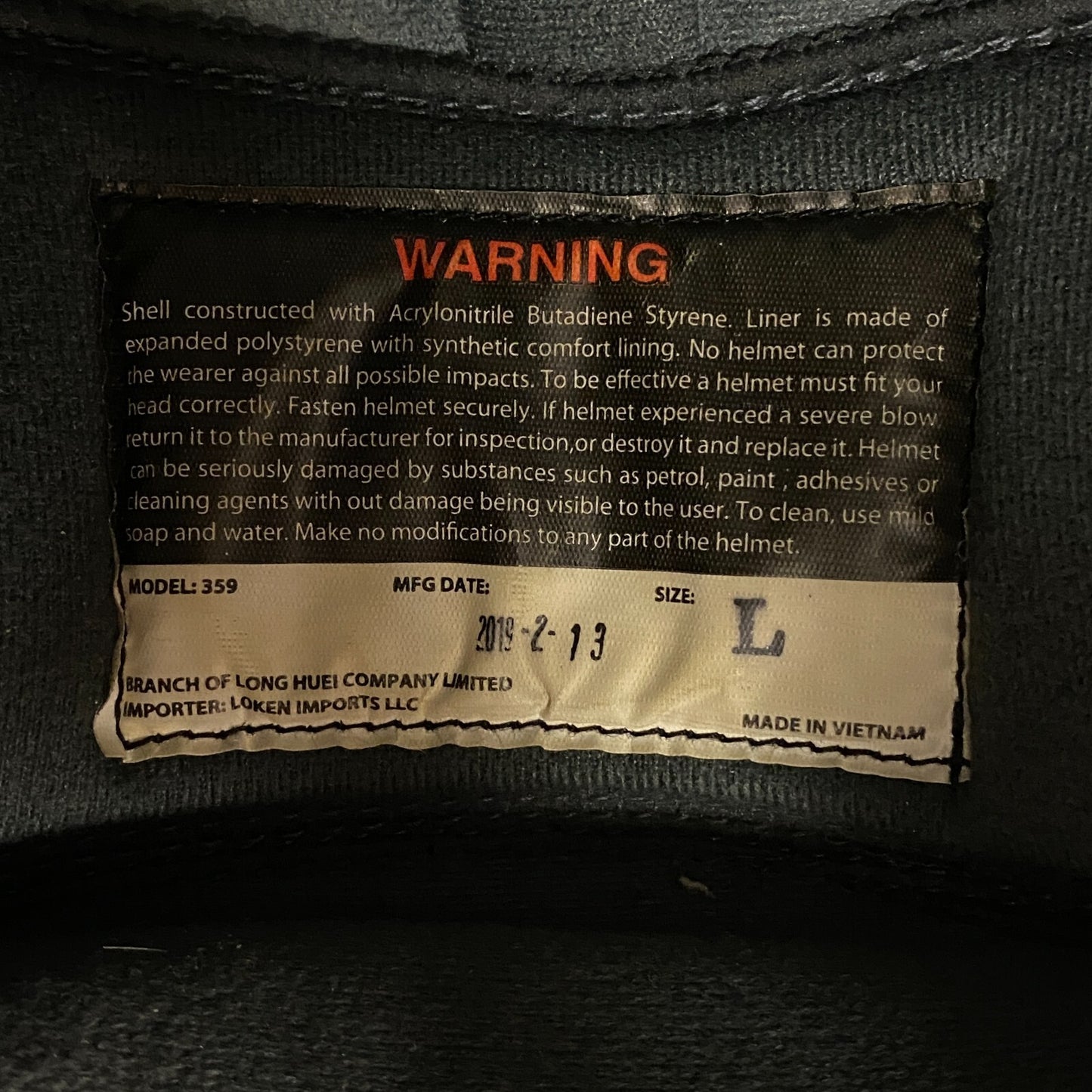 Fulmer 359 Motorcycle Helmet No Face Coverage Size Large Color Mono Black