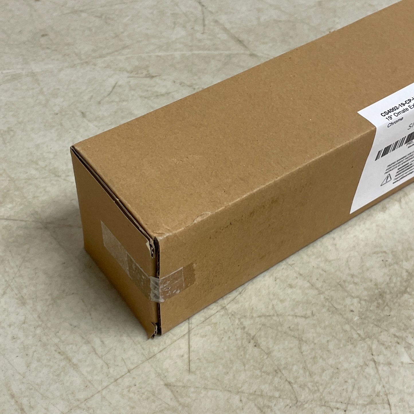 Signature Hardware 19" ORNATE EXTENDED SHOWER ARM WITH FLANGE-CHROME