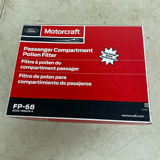 Ford Motorcraft Cabin Air Filter FP-68 , AE9Z-19N619-A New!