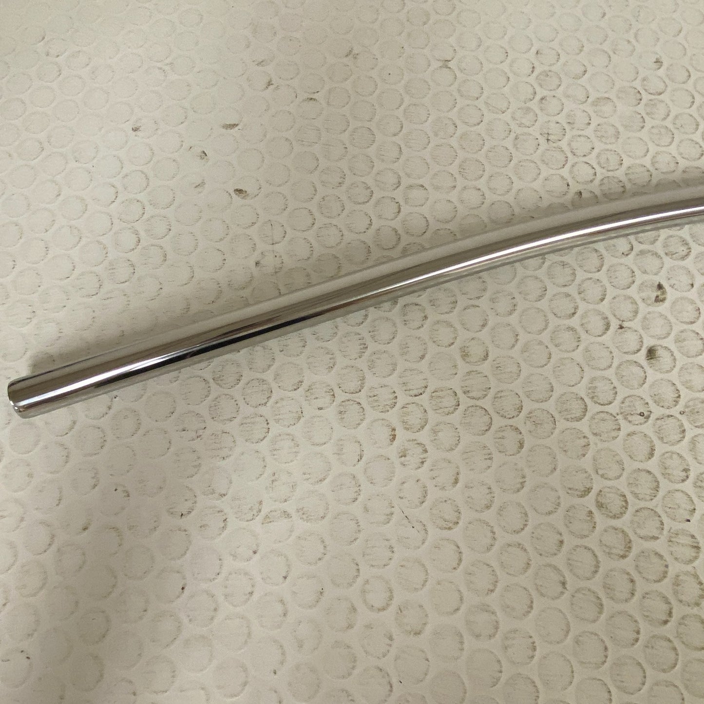 Signature Hardware 60" Curved Shower Rod Chrome Brass Wall Mount Bath 466760
