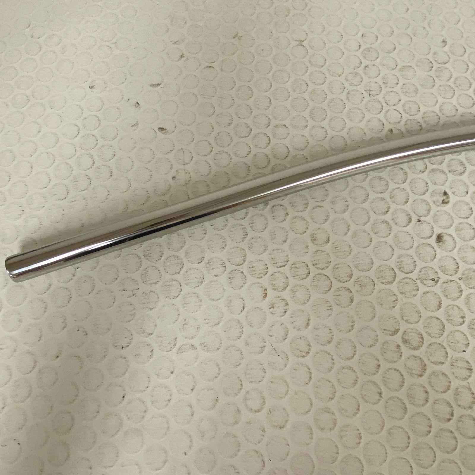 Signature Hardware 60" Curved Shower Rod Chrome Brass Wall Mount Bath 466760