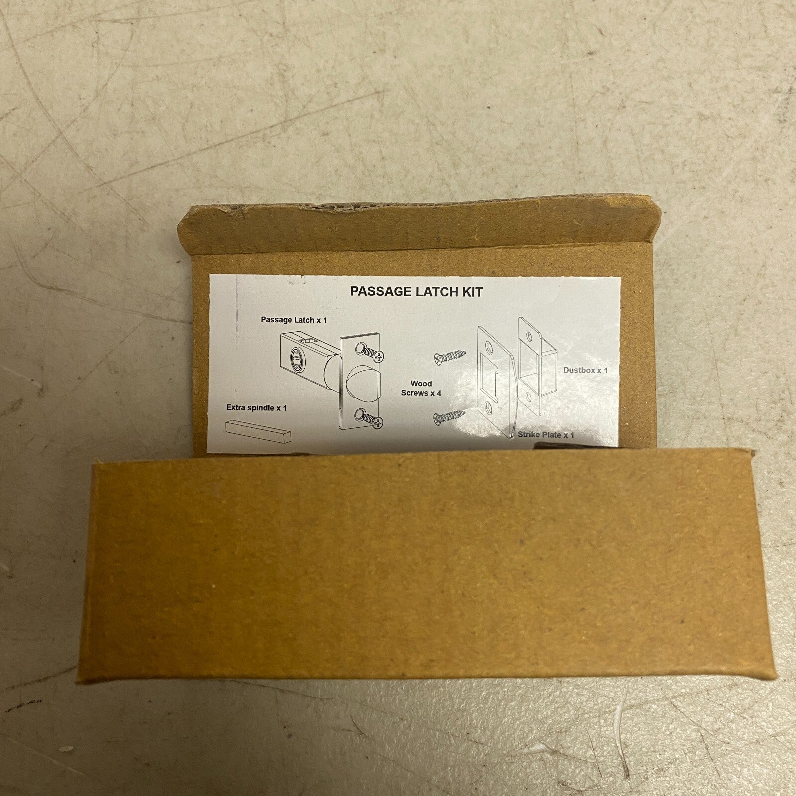 Signature Hardware Passage 2-3/4'' Latch Set - Satin Brass