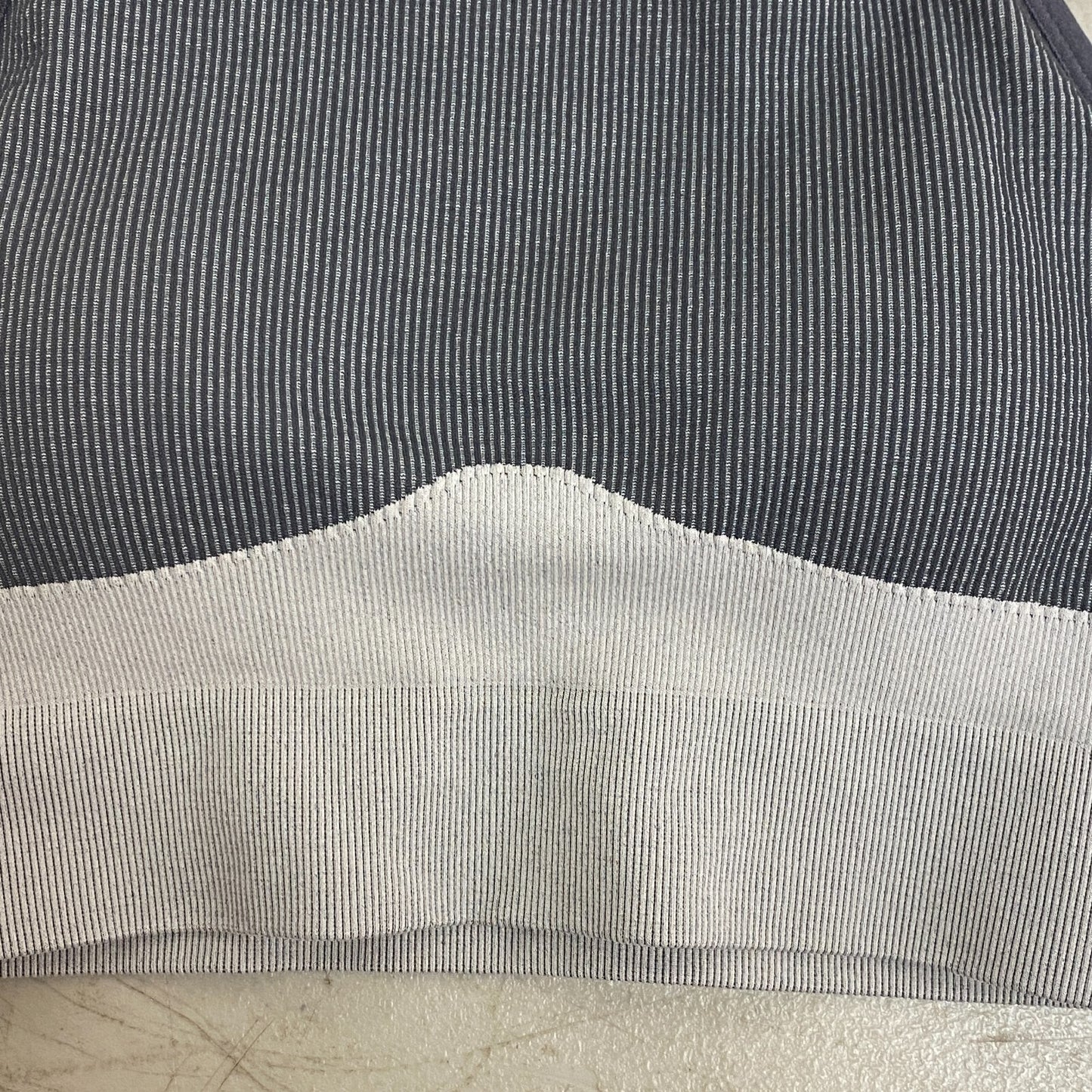 DSG TWITCH+ALLISON Medium Support Seamless Iridescent Bra Carbon Grey/Oat Milk