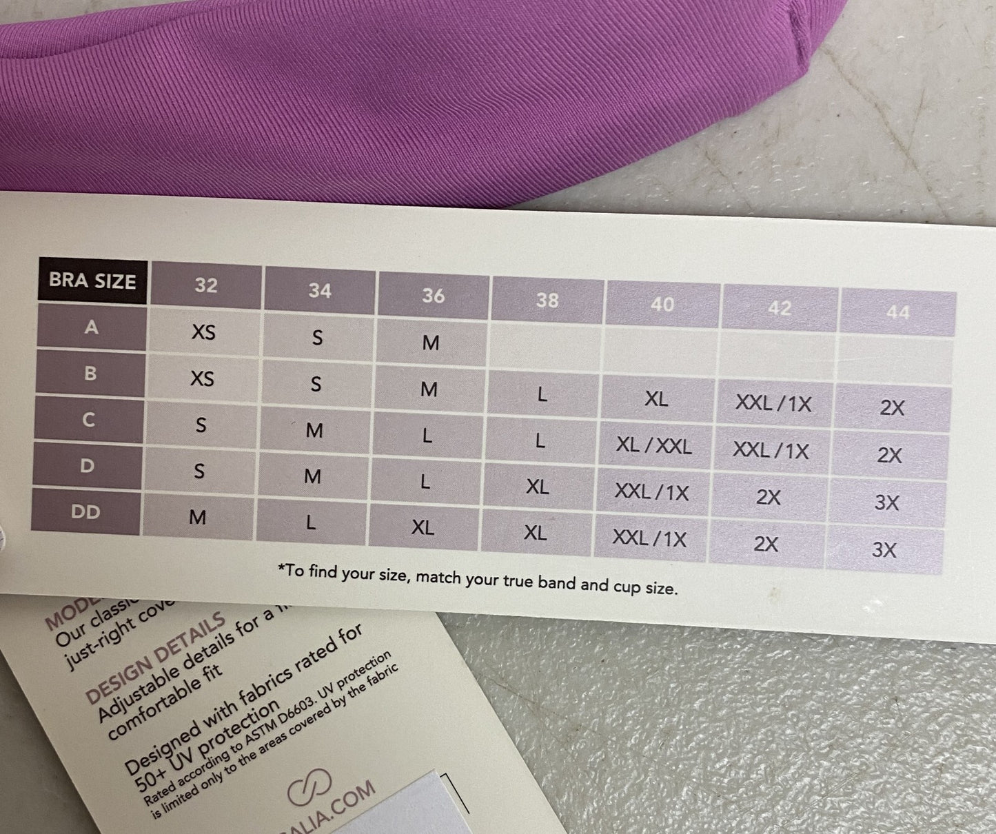 Calia Power Sculpt Swim High Support Tummy Control Tankini Geranium Purple New