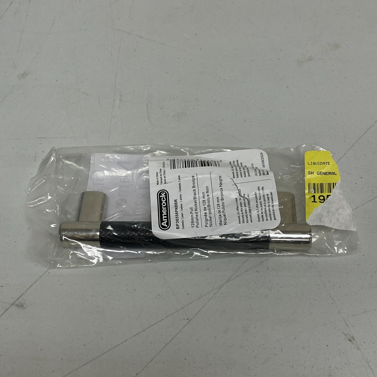 Amerock 5" Cabinet Pull Polished Nickel/Black Bronze BP36558PNBBR