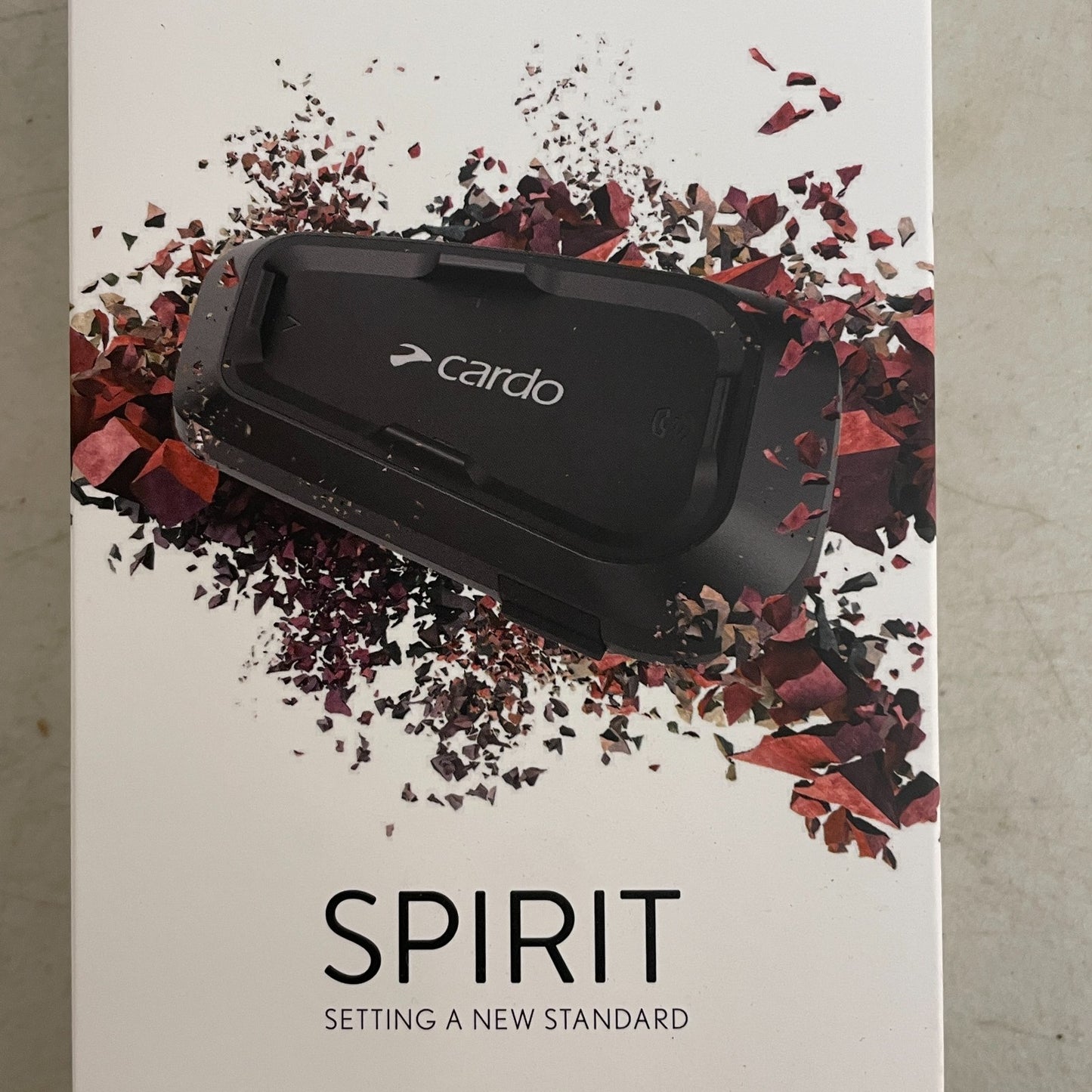 Cardo Spirit Single Bluetooth Motorcycle Intercom IP65 Waterproof SPRT0001