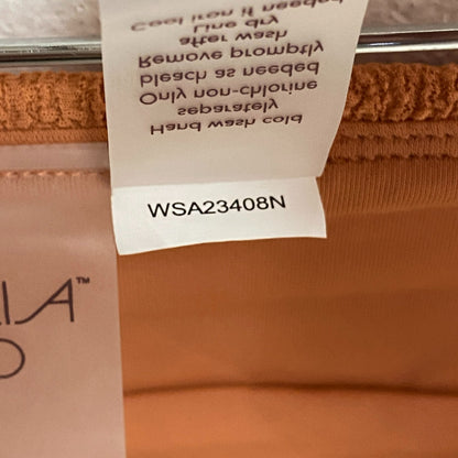 Calia Women's Wide Banded High Rise Swim Bottom APRICOT AURA WSA23408N