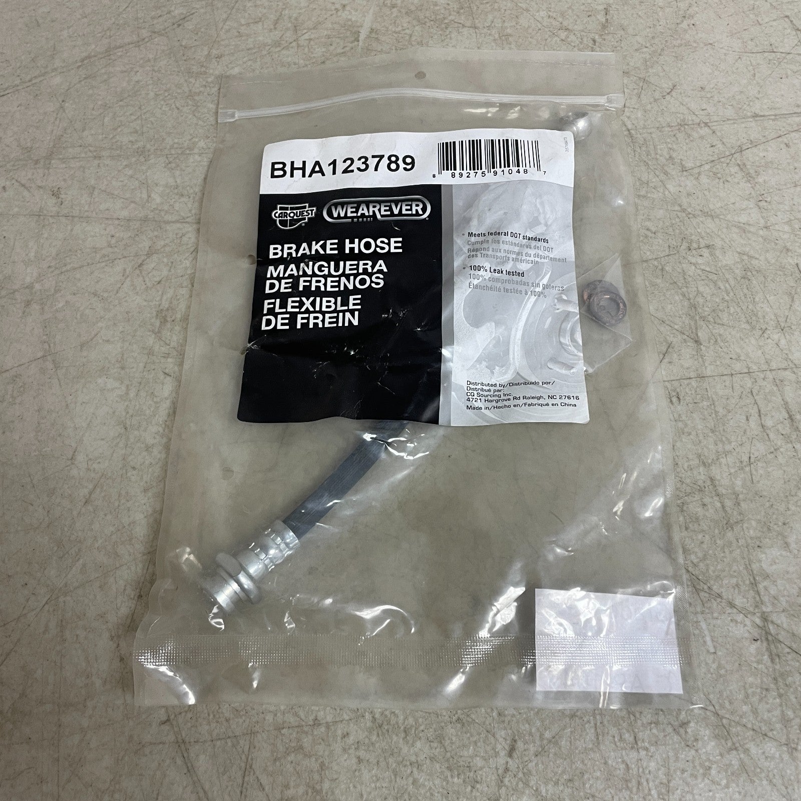 CarQuest Premium Brake Hose Assembly BHA123789