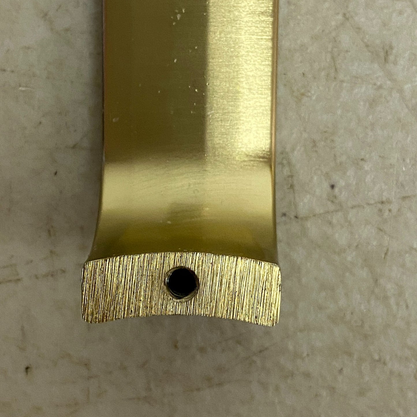 Signature Hardware 5-1/16" Dolorue Arched Cabinet Pull - Golden Champagne
