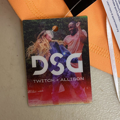 DSG Twitch + Allison Women's One-Shoulder Tank Dress Light Orange BOSSW13328