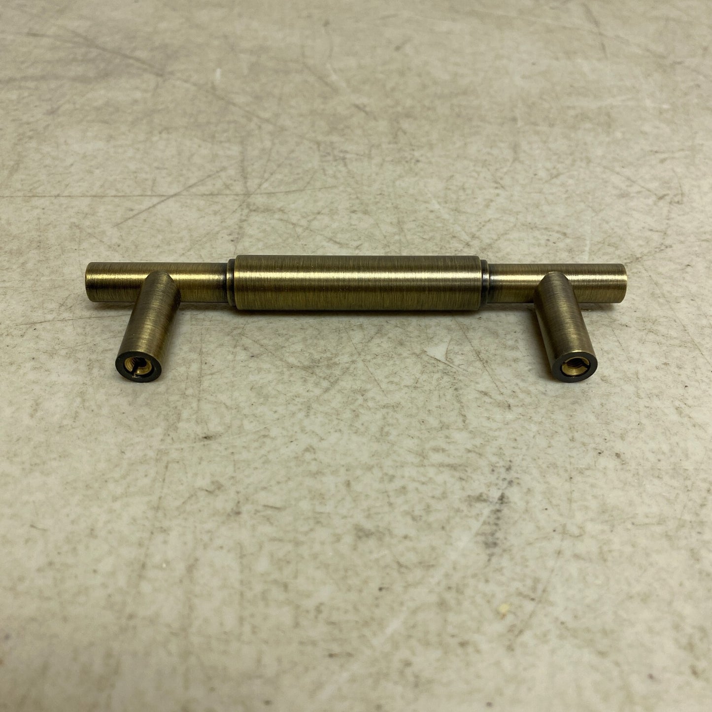 SIGNATURE HARDWARE 3-3.4" Antique Brass Colmar Solid Brass Cabinet Pull ...