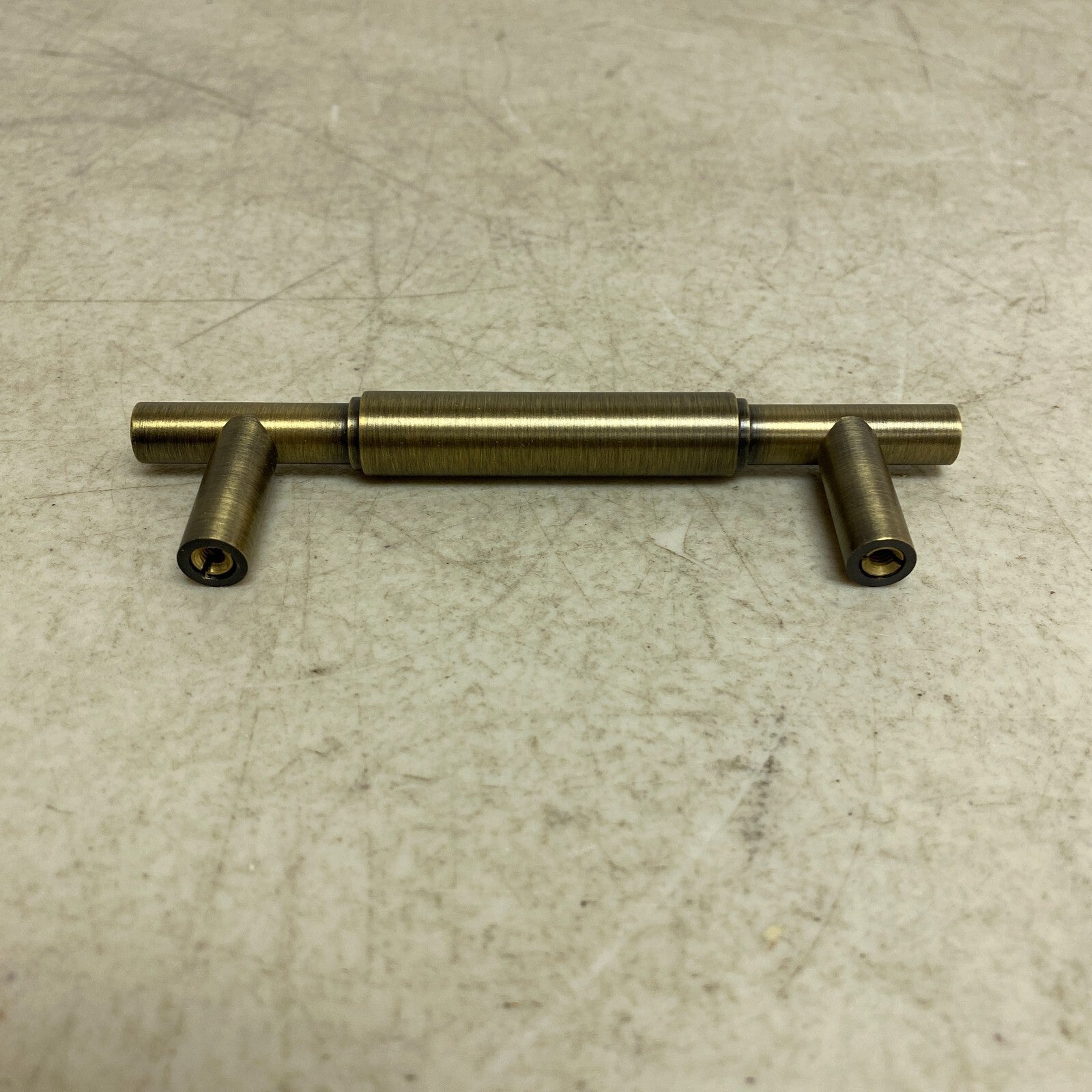 SIGNATURE HARDWARE 3-3.4" Antique Brass Colmar Solid Brass Cabinet Pull ...