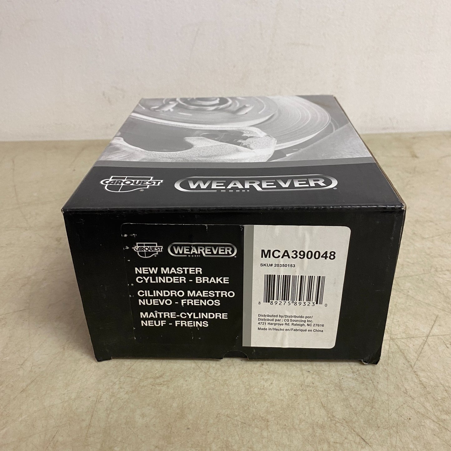 CARQUEST Brake Master Cylinder w/ Reservoir Aluminum 1″ Bore MCA390048