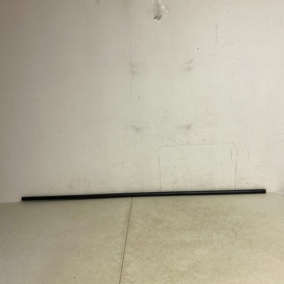 Signature Hardware 60" Straight Solid Brass Shower Rod - Matte Black