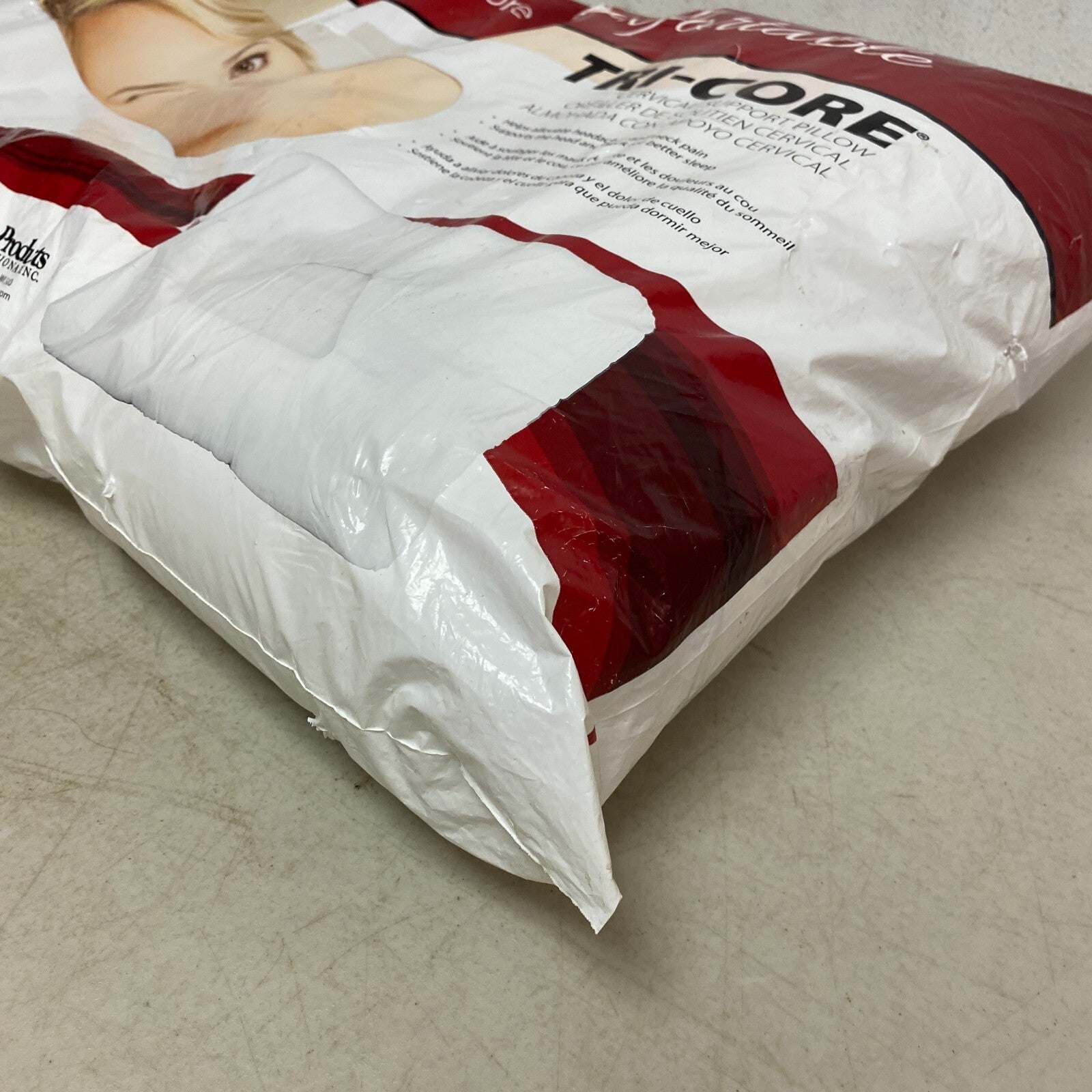 Core Products Tri-Core Cervical Support Mid Size Neck and Back Pillow