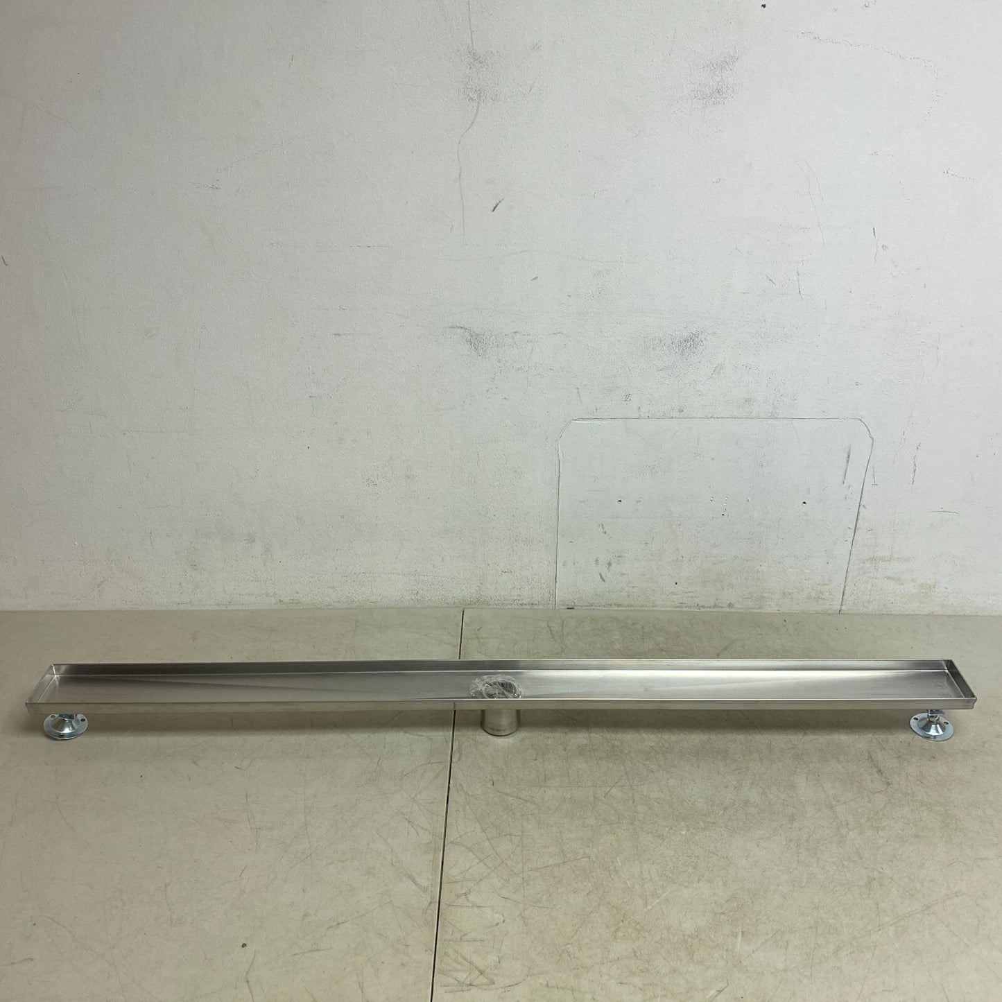 Signature Hardware 48" EFFENDI LINEAR SHOWER DRAIN-BRUSHED STAINLESS STEEL