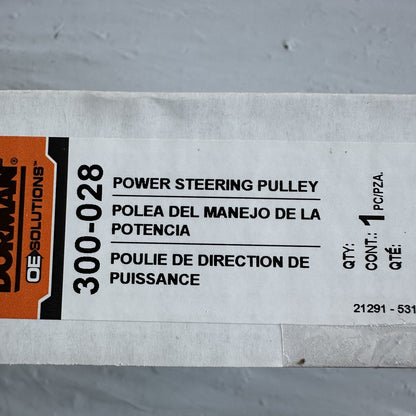 Dorman 300-028 Power Steering Pulley 6-Groove 6.69" OD for 98–04 Mustang GT