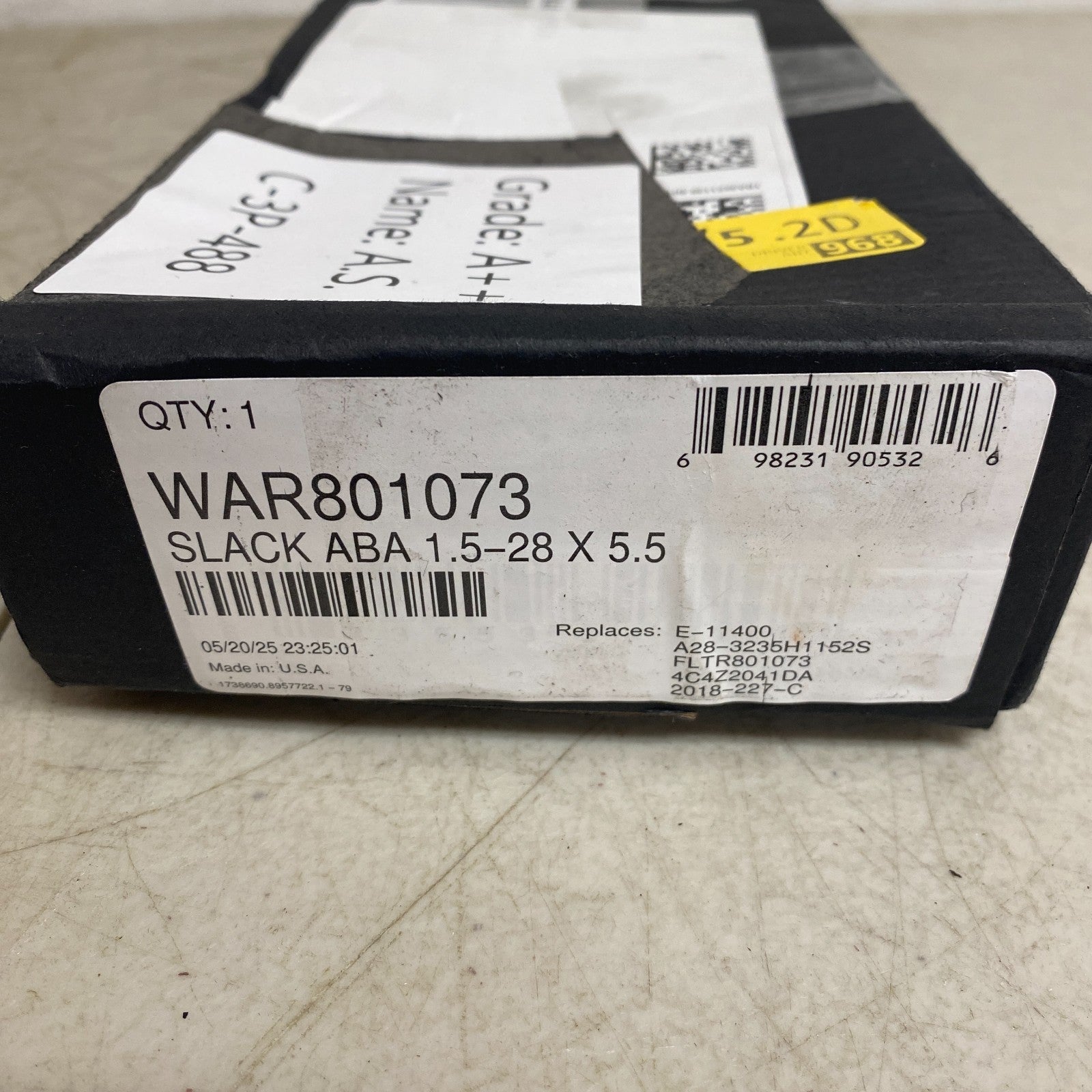 Auto Slack Adjuster 5.5" 28 Spline Replaces Meritor R801073 Heavy Duty