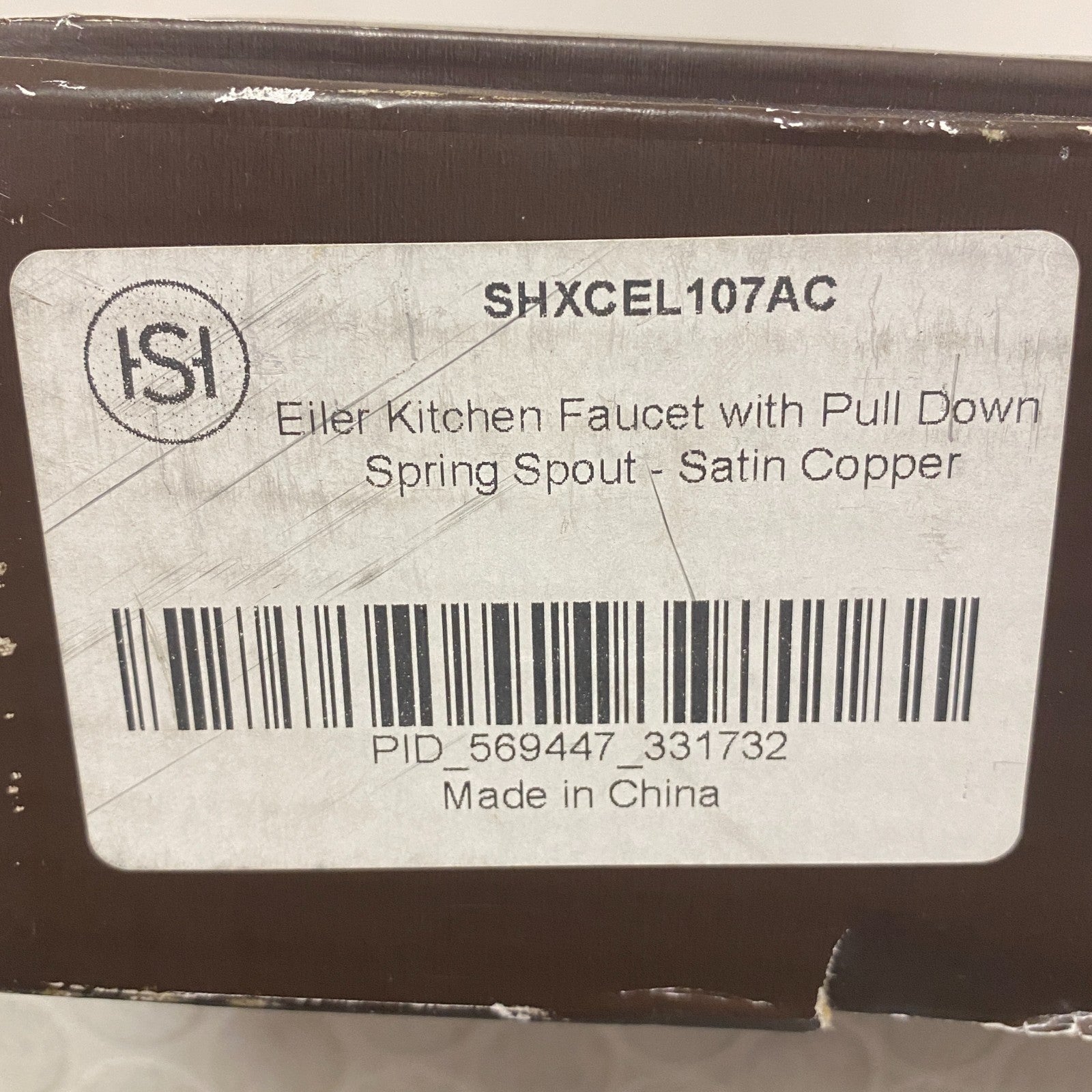 Signature Hardware Eiler 1.8 GPM Pull‑Down Kitchen Faucet Antique Copper