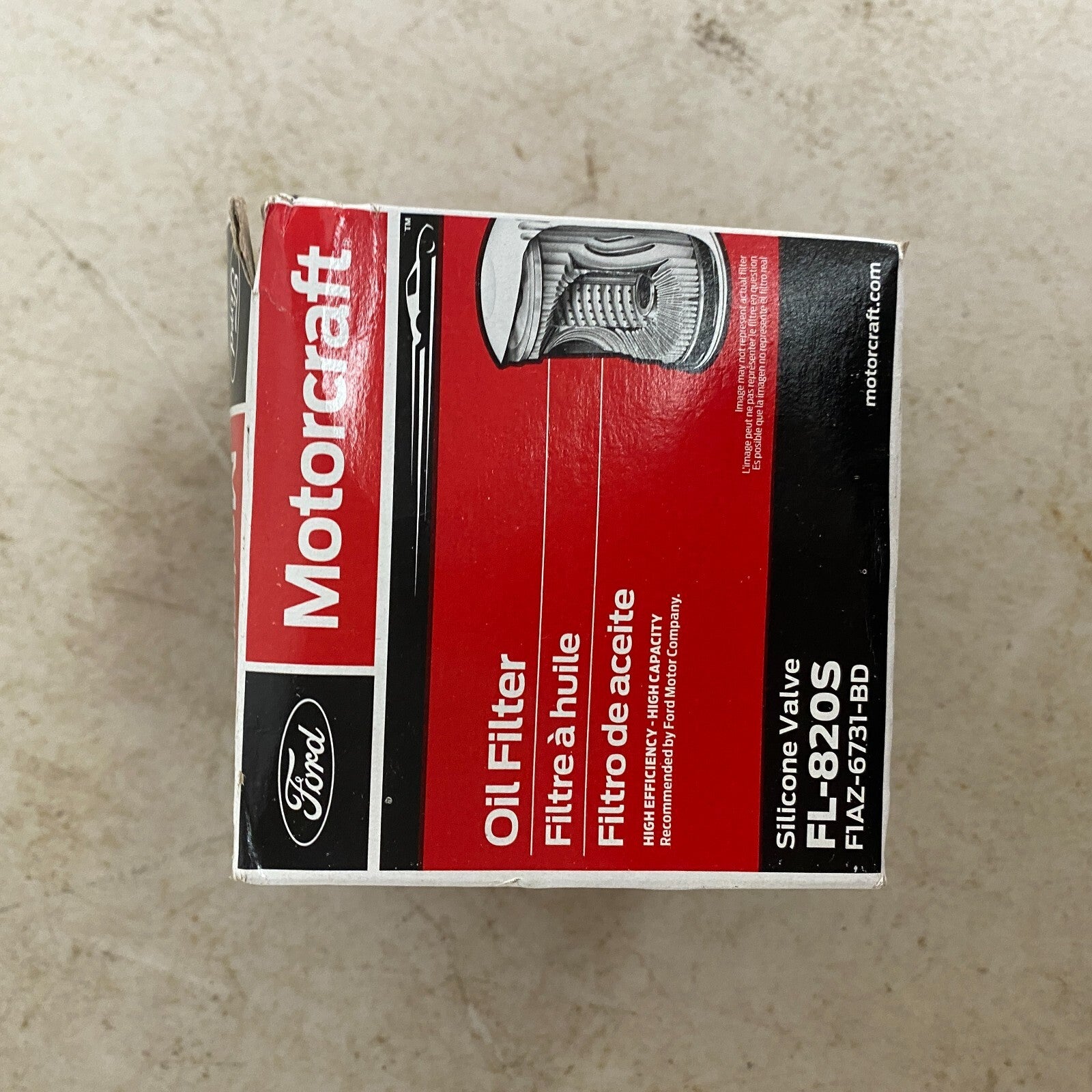 Ford Motorcraft Oil Filter FL-820S , Used- Like New