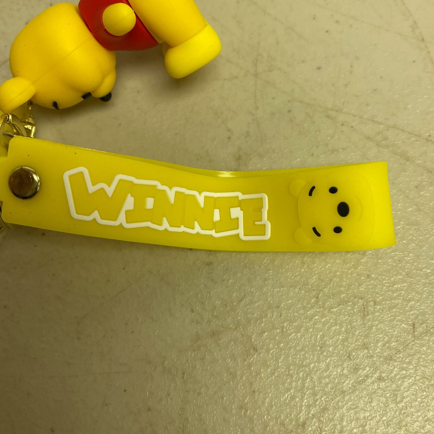 Assorted Silicone Winnie The Pooh Keychain Pooh Bear Accessory