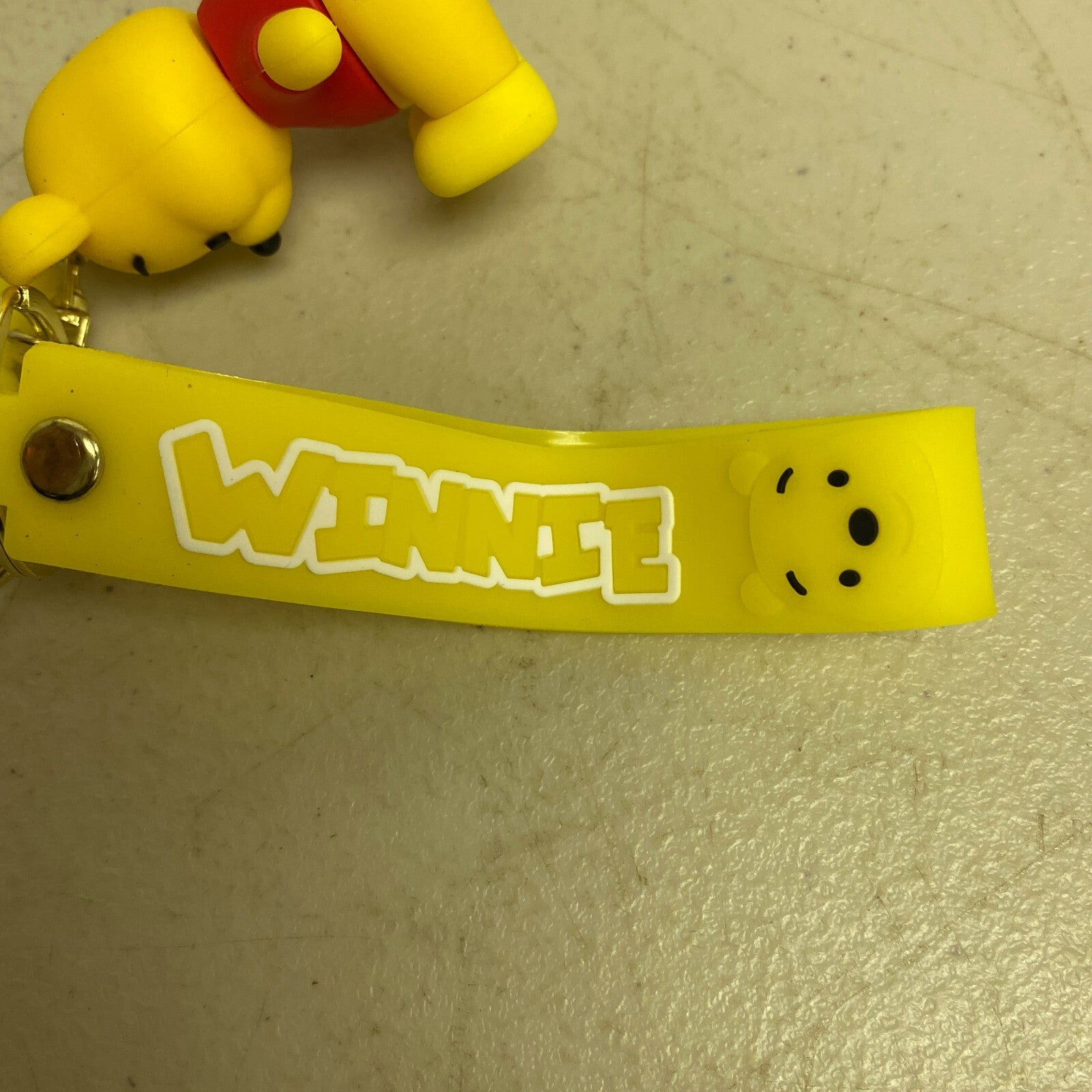 Assorted Silicone Winnie The Pooh Keychain Pooh Bear Accessory