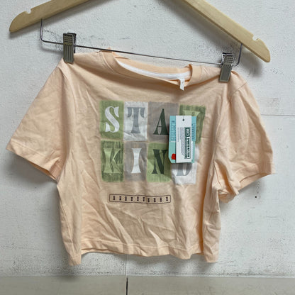 DSG Girl's Everyday Cute  Boxy Graphic Tee Peach Milk Kind DAG12122 New