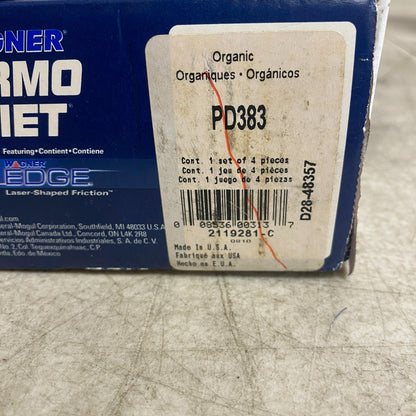 Wagner PD383 Brake Pads ThermoQuiet Ceramic Rear 1995-2012 Mitsubishi Eclipse
