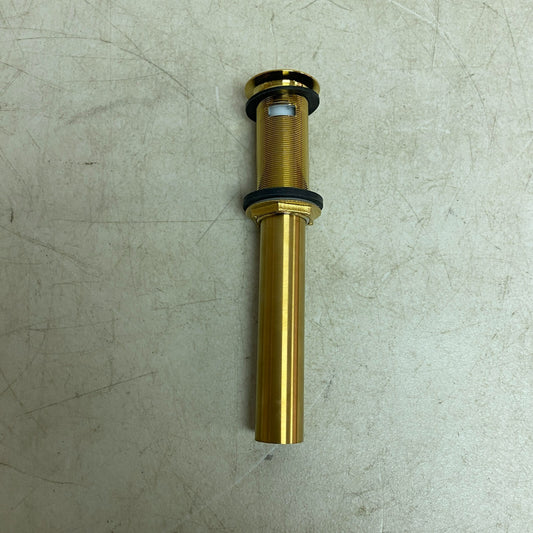 SIGNATURE HARDWARE EXTENDED PRESS TYPE POP UP BATHROOM DRAIN OVERFLOW HOLE