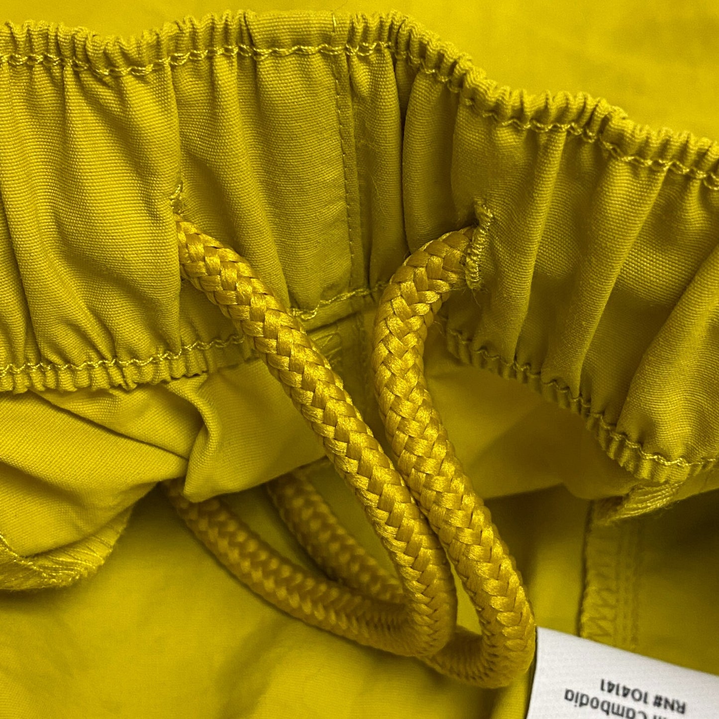 DSG Women's 3 in Notched Woven Shorts Grounded Yellow Solid Summer DAW13108