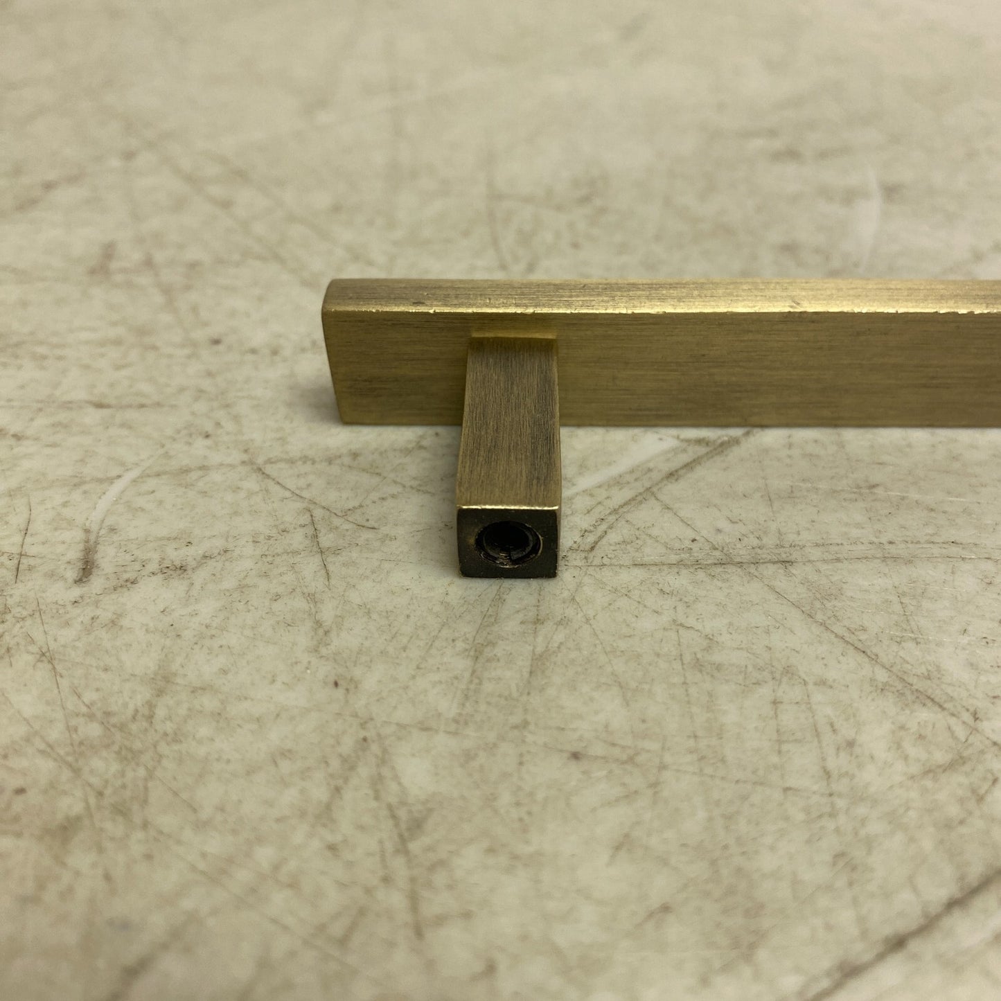 Signature Hardware 4'' Covello Solid Brass Cabinet Pull - Antique Brass