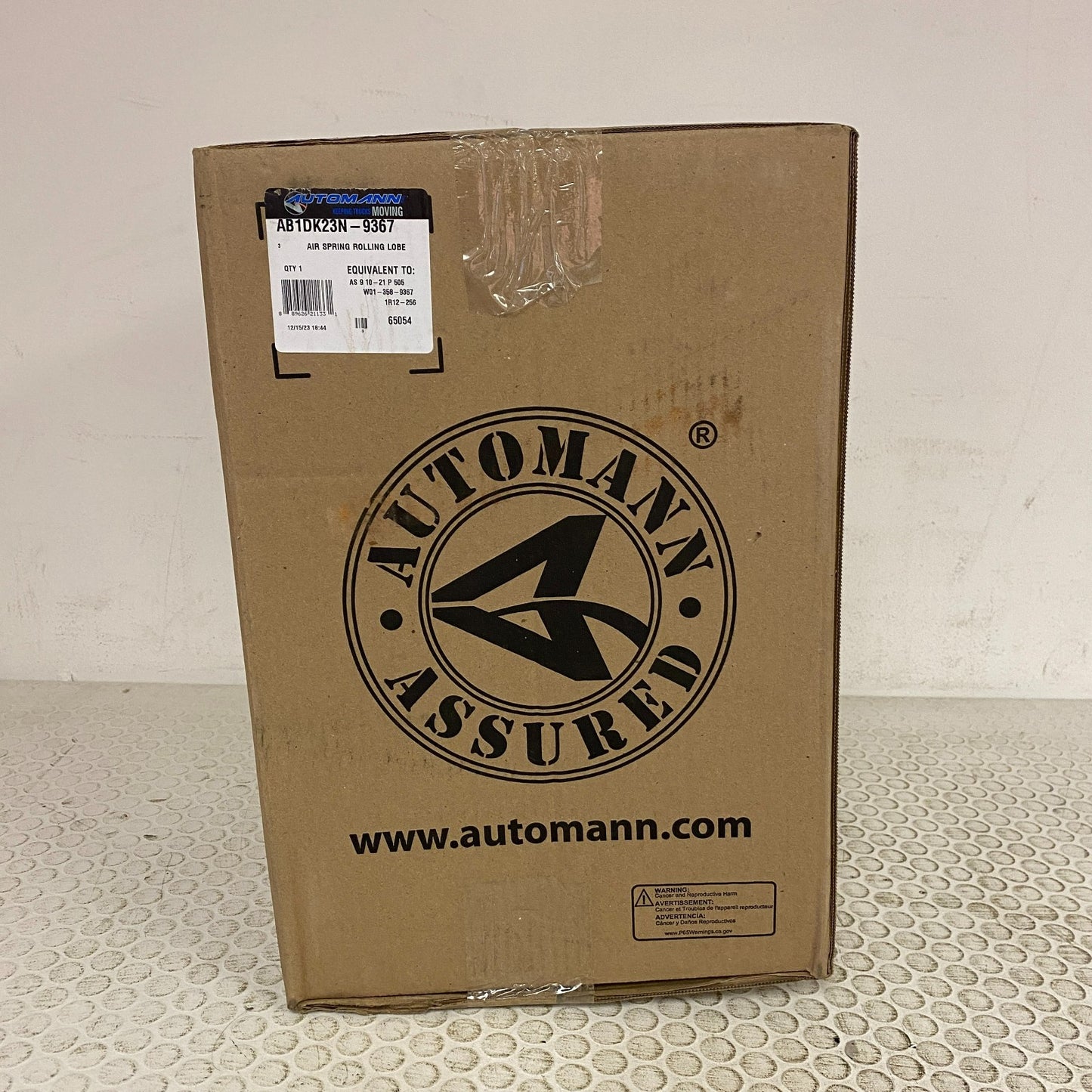 Automann Phoenix Rolling Lobe Air Spring Assembly Black AB1DK23N-9367